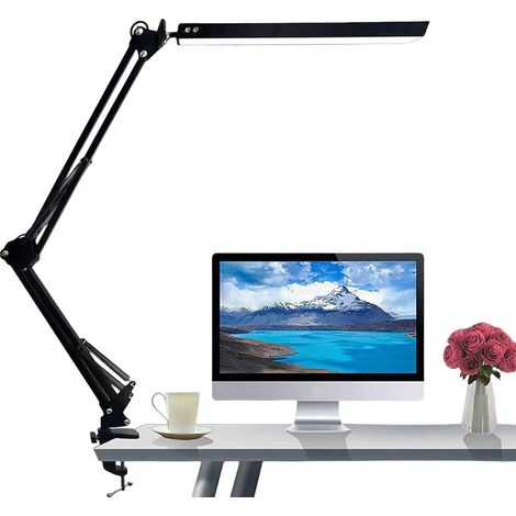 Lampe de bureau LED créative Lampe de bureau USB Blanc au chevet du dortoir étudiant (noir) de protection des yeux (1/5)