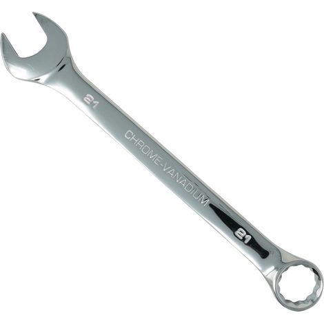 Dapetz® 21mm Combination Spanner Wrench Fixed Head Open End Spanner, Chrome Vanadium Steel, Metric Hand Tool (1/5)