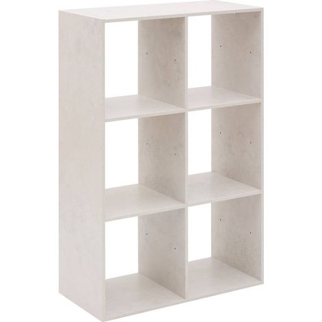 Étagère mix'n modul 6 cases rectangulaire beige - 5five (1/3)
