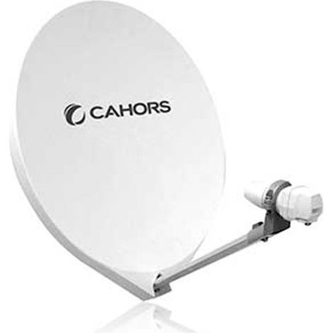 Parabole fibre 55cm blanche