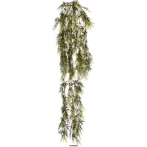 Bambou artificiel en chute, 8 ramures plastique, L 100 cm