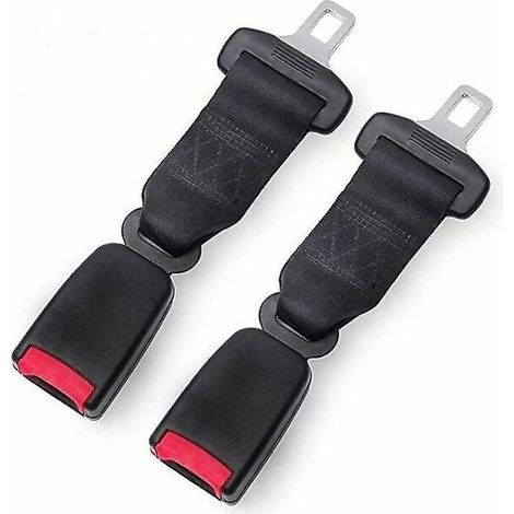 Rallonge Ceinture Sécurité - 23 cm - Pour Voiture - Noir - 2 Pièces (1/5)