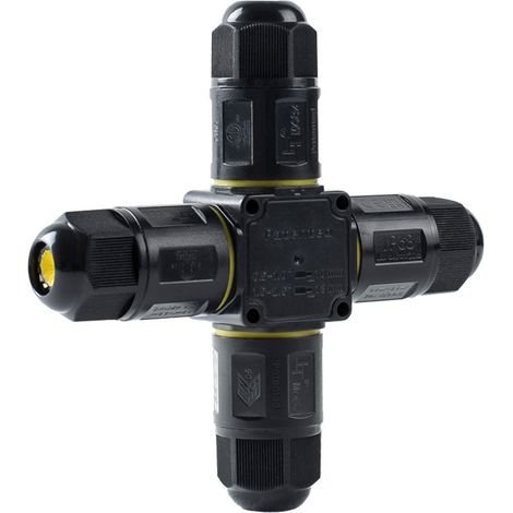 Connecteur étanche en X - 3P - IP68 - 0,5-2,5mm² - 24A - T105 (1/5)