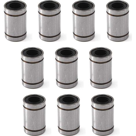 LM8UU 10pcs 8x15x24mm Linear Ball Bearings for 3D Printer