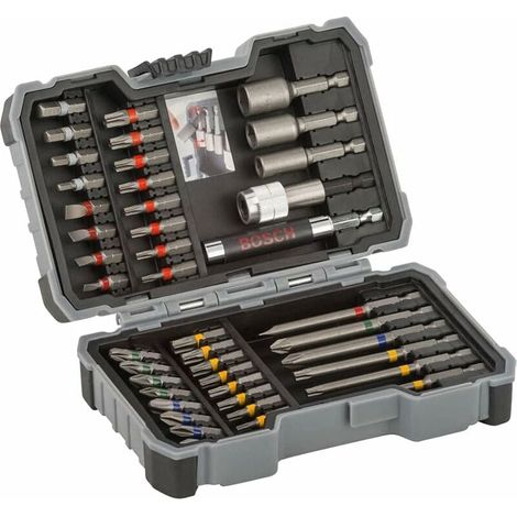 Professional 43 pièces Assortiment d’embouts de vissage (accessoires de perceuse-visseuse) [Classe énergétique A]