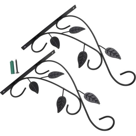 Eisen Pflanzenhaken Hängekorb Blumenhalter Metall 21 5x30cm