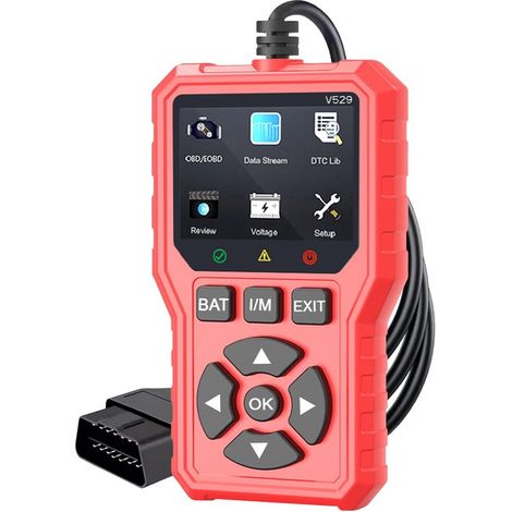 Escáner OBD2 con cable para coche – Lector de códigos Plug-and-Play – Lector de códigos de avería del motor – Herramienta de diagnóstico CAN (1/5)