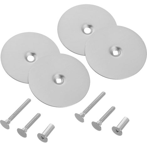 Unomor Lot de 2 cache poignées de porte en acier inoxydable (1/5)