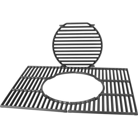 44,5cm Grille de fonte avec ronds intégrés accessoires pour Weber Spirit I & II E/S 310 320 330 Serie, Weber Gourmet BBQ Rost System, Spirit 700, Genesis 1000-3500 barbecue gaz, 8847