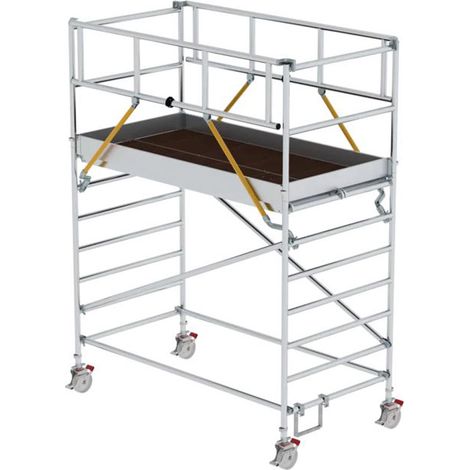 MUNK Rollgerüst SG mit Doppelplattform 1,35x2,45m Plattform 4,51m AH
