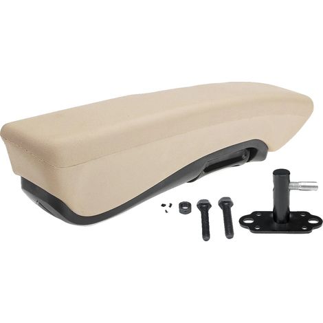 Reposabrazos, resistentes al desgaste, ajustables, color beige para el lado izquierdo (1/2)