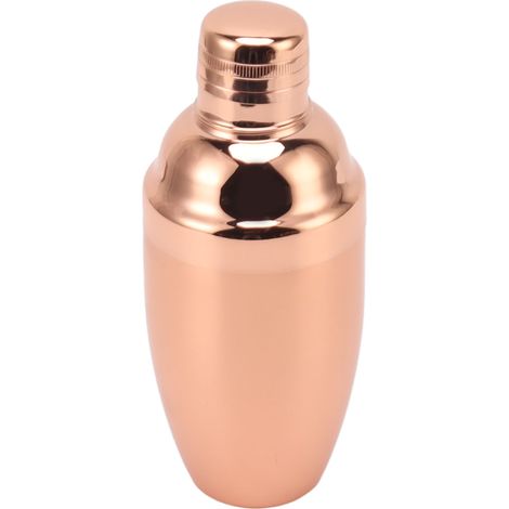 Cocktailshaker aus rostfreiem Edelstahl für Barkeeper, geeignet für Mixgetränke, Milchtee und andere Getränke, Roségold (1/5)