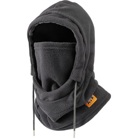 Cagoule polaire thermique coupe-vent pour homme et femme, masque facial chaud pour ski, moto, vélo, gris (1/5)