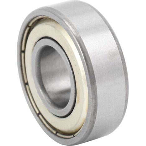 Bardusch-15X35X11Mm Blindé Miniature Rainure Profonde Boule Radiale 6202Z Roulement à Billes Argent + Blanc (1/4)