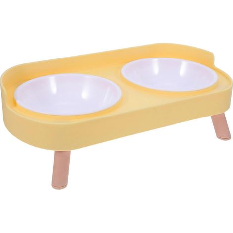 Gamelle surélevée pour chat à alimentation lente, gamelle amovible pour chaton, protège-cou pour chat, gamelle surélevée pour nourriture et eau pour petits chiens (1/4)