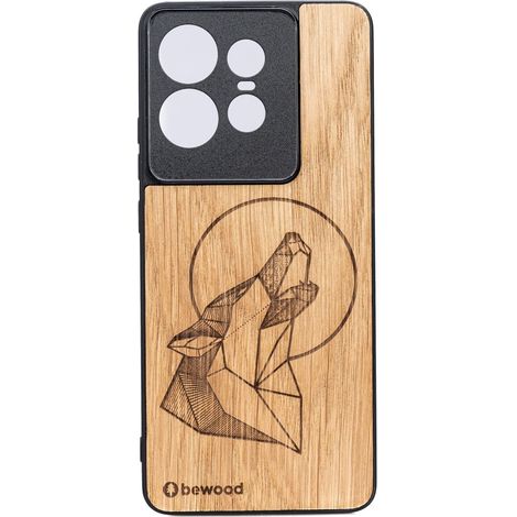 Bewood Holzhülle für Motorola Edge 50 Pro WOLF OAK (1/2)