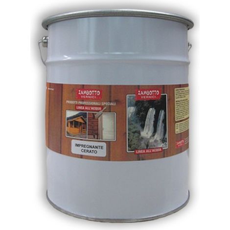Impregnante cerato Miele 5 lt all'acqua per legno interni ed esterni (1/3)