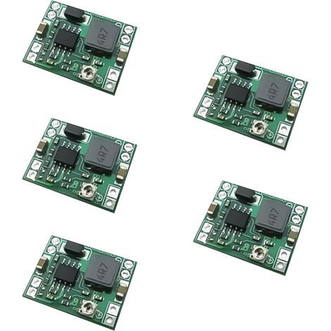 Pièces MP1584EN DC-DC Module Abaisseur Réglable, Buck Converter 24V à 12V 9V 5V 3V, Convertisseur 4.5V-28V à 0.8V-20V de Tension 3A pour Arduino LED DIY Électronique Caméra Véhicule Drone Compact (1/5)