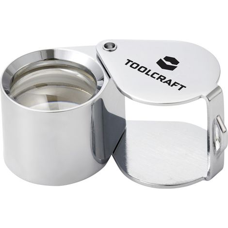TOOLCRAFT TO-10182537  Einschlaglupe  Vergrößerungsfaktor: 10 x Linsengröße: (Ø) 21 mm