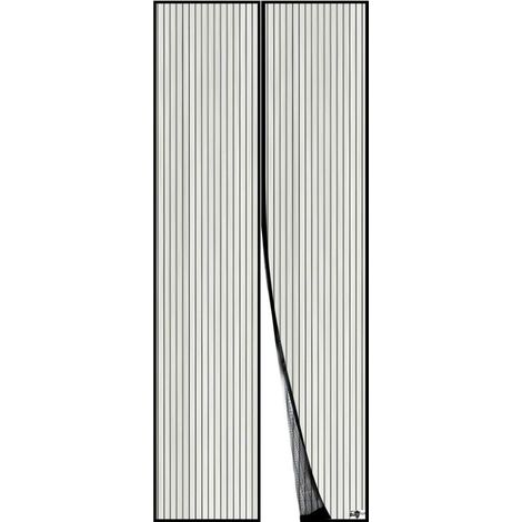 Moustiquaire Magnétique Porte 80x210 cm – Maille Ultra Fine, Aimants Puissants, Installation Sans Perçage (1/5)