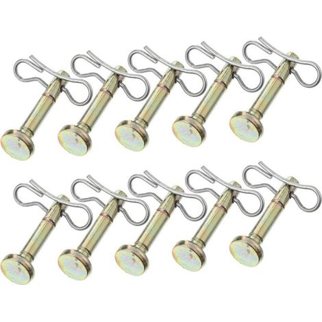 ot de 10 boulons de cisaillage pour Fraise à Neige et goupille de cisaillage - Compatible avec 738-04124 714-040 (1/4)