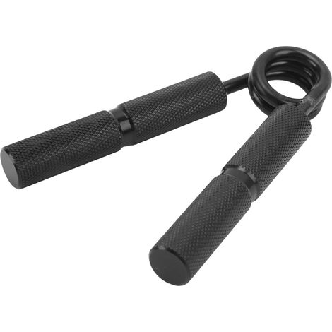Griffkrafttrainer aus Aluminium für Hände, Finger, Handgelenke und Unterarme, ideal für das Training zu Hause. Griffkrafttrainer zum Muskelaufbau. Schwarz, 68 kg (150 lb). (1/5)