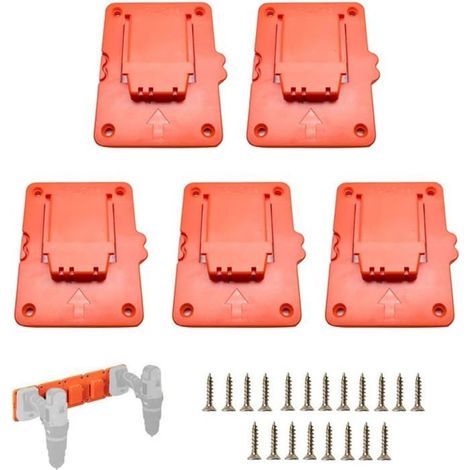 support de batterie lithium-ion adapté à une tension maximale de 20 V, pour une identification facile (5 cellules). (1/5)