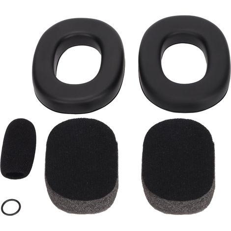 Coussinets d'oreille aviation en silicone anti-bruit pour casque pilote (1/5)