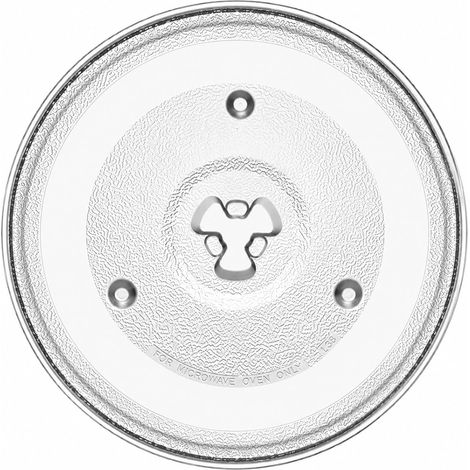 Plateau Tournant en Verre pour Micro-Ondes 27 cm (270 mm), Entraînement en Y 18 mm, Compatible avec certains modèles (1/5)