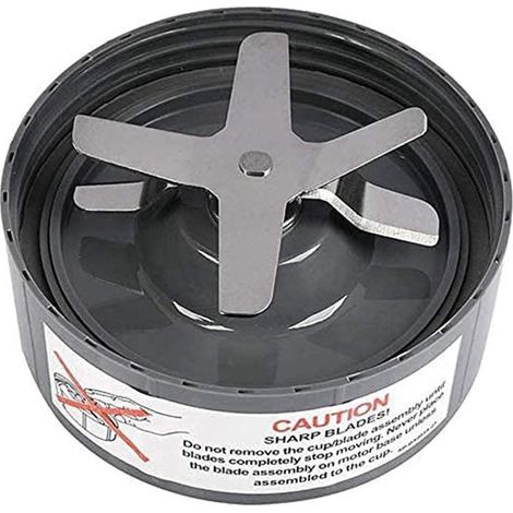 Lama di ricambio per estrattore, lama per frullatore, supporto in acciaio inox grigio (1/5)