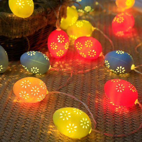 Luci decorative a stringa per camere da letto – 3 m, 20 LED con batterie (versione senza fili), ideali per Pasqua, decorazioni murali o festive, luce soffusa con fori-lsw (1/5)