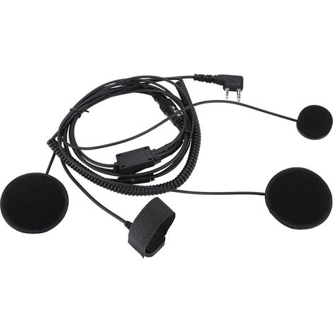 Kit Oreillette Bluetooth Moto - PTT Pour Radio Talkie-Walkie - Compatible Radios Portables - 1 Pièce (1/5)