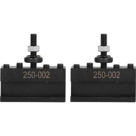 2 Pièces Porte-Outil Tournage Fraisage Alésage Piston Coincage Quincaillerie Acier Rapide 250-002 (1/5)