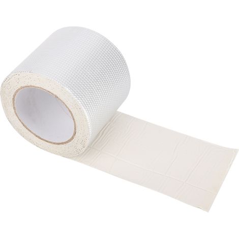 Bande Adhésive En Caoutchouc Butyle - Réparation Étanche Toiture Et Gouttière - Résistance Température Extrême - Aluminium Épaissi - 10 Cm (1/5)