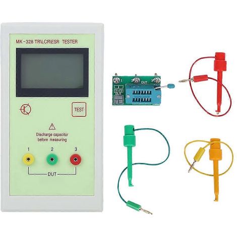 Testeur de transistors MK-328 : instrument de mesure électronique (inductance, capacité, résistance, TR, LCR, ESR) (1/4)