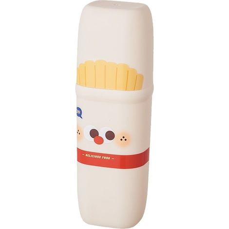 1 tasse de brosse à dents, tasse de salle de bain,Facile à transporter, couvert (1/5)