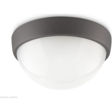 PHILIPS ECOMOODS - APPLIQUE DA ESTERNO 1X38W ANTRACITE GREY 16919/93/16 (1/2)