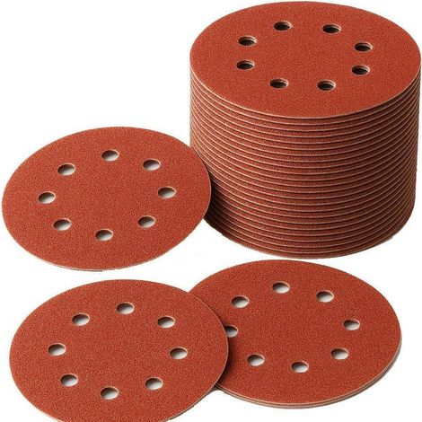 Schleifscheiben 125mm Klett 80 Körnung 50 Stück mit Staubabsaugung (1/5)