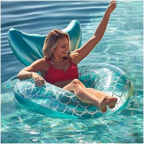 1 flotteur de piscine gonflable pour adulte, anneau de natation adapté aux enfants, anneau de natation flottant pour adultes, jouets de piscine gonflables d'été (1/5)
