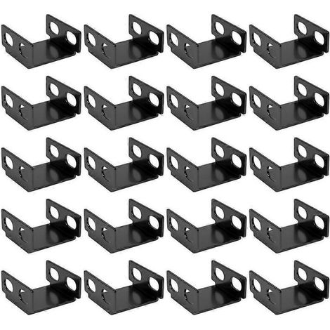 10 paires de boucles parallèles à 4 trous pour ventilateur, boucle fixe - 1 (1/5)