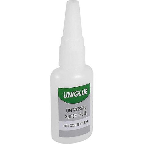 Colle universelle Uniglue Super Glue, colle plastique forte pour résine, céramique, métal et verre. (1/4)