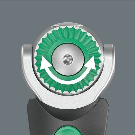 Wera 8009 Juego de llaves de vaso compacto y resistente (1/4)