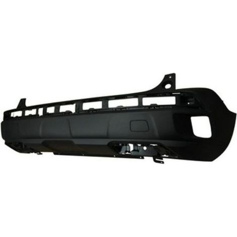 Pare-choc arrière central noir Peugeot 3008 2 depuis 2016