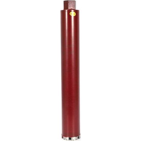 Ymyny – Foret à carotter diamanté 63 mm – Longueur 450 mm – Pour béton armé et maçonnerie – Raccord 22 mm – Dents en mélange diamant/acier
