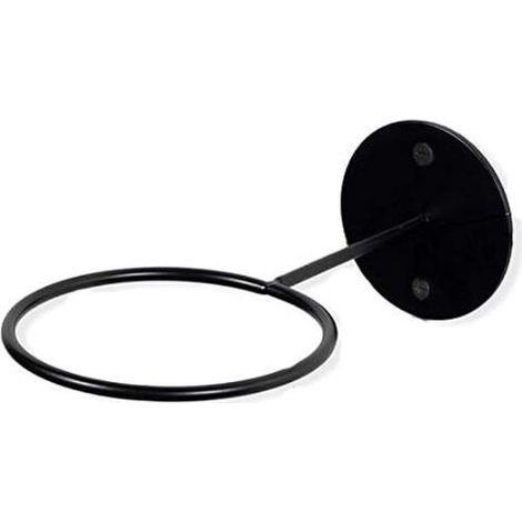 Round wall bracket for flower pot 21.5 cm black (1/4)
