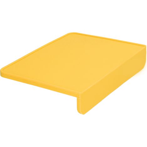 Tapis de tasseur à café en gel de silice alimentaire, antistatique, jaune, pour plan de travail de cuisine ou de bar à café. (1/5)
