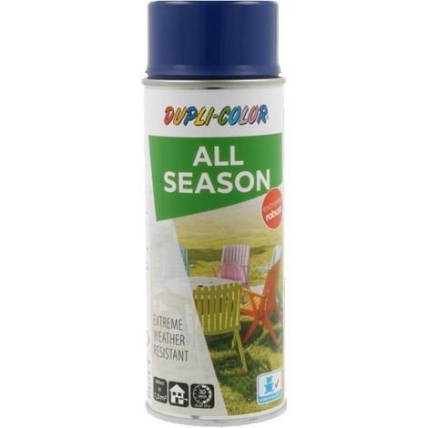 Bombe de peinture - Extra robuste - Bleu outremer - RAL 3002 - Brillant - Tous supports - All season