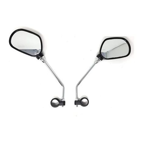 Set mit 2 Spiegeln für Fahrrad, Roller, Rollstuhl usw.