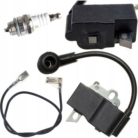Zündspulenmodul für Stihl MS171, MS181, MS211 Sägen + Zündkerze (1/5)