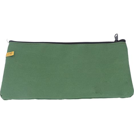 Sac à outils vert armée toile transportable polyvalent résistant clés tournevis clous 33x19cm (1/5)